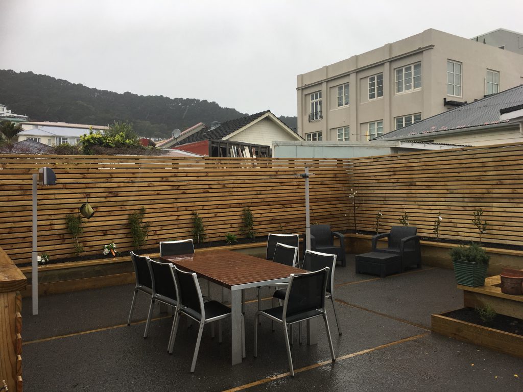 Landscape design and construction, built for Wellington